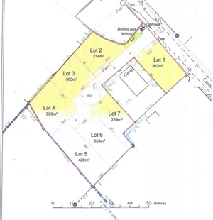 terrain à la vente -   44690  CHATEAU THEBAUD, surface 429 m2 vente terrain - UBI482342375